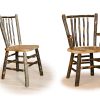 5 hickory stick back chairs
