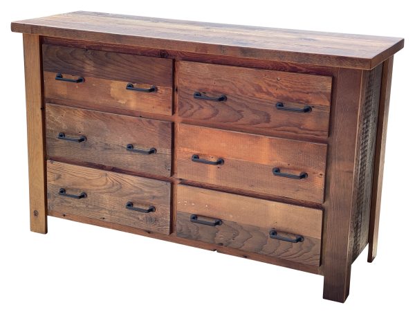 Barnwood 6 drawer dresser