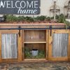 barnwood entertainment center