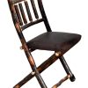 folding chair upholstered seat