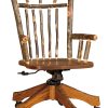 wagon wheel office chair