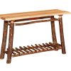 wavy edge sofa table