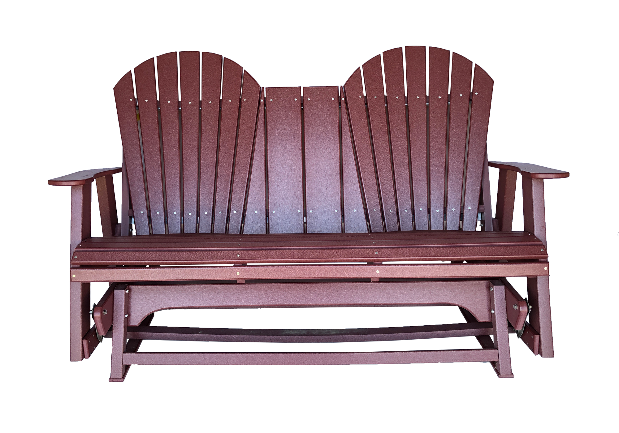 Comfortable Fanback Porch Glider Northwood Outdoor